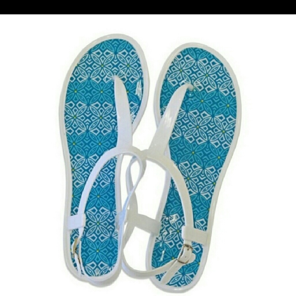 T- strap Jelly Sandal Cruise  n Pool Bar Ready!